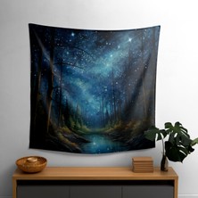 Painted Anarchy Sakin Orman  Duvar Sanatı - Modern Şık Kumaş Duvar Örtüsü