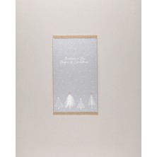 Fougère Pamuklu Saçaklı Dokuma Kilim - Gri/beyaz - 60X100 cm