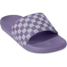 Vans Mte La Costa Slide-On Kadın Terlik Mor Renkli Sentetik Nubuk Bantlar ile Konforlu Tasarım