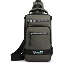 GXG Erkekler Için Trend Açık Hava Eğlence Su Geçirmez Tek Omuz Messenger Çanta (Yurt Dışından)