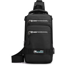 GXG Erkekler Için Trend Açık Hava Eğlence Su Geçirmez Tek Omuz Messenger Çanta (Yurt Dışından)