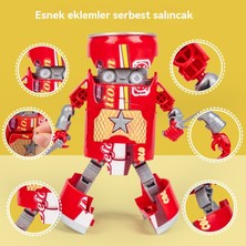 GXG Soda Kutu Dönüşüm Robot Samuray Yaratıcı Oyuncak Modeli (Yurt Dışından)