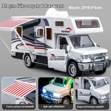 GXG Erkek Büyük Alaşımlı Seyahat Karavan Simülasyon Modeli Ses ve Işık Çocuk Oyuncak Araba (Yurt Dışından)