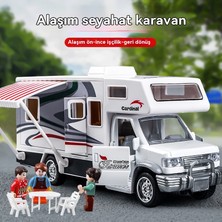GXG Erkek Büyük Alaşımlı Seyahat Karavan Simülasyon Modeli Ses ve Işık Çocuk Oyuncak Araba (Yurt Dışından)