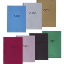 Keskin Color Keskin Defter Free Platinum 16,5X22,5 Pp Kapak 80 Yp.çizgili