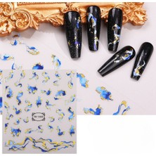 Misyul Tırnak Sticker Protez Tırnak Kalıcı Oje Süsleme, Nail Art Sticker