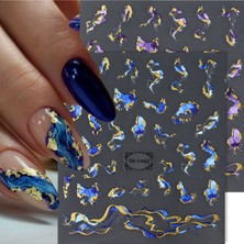 Misyul Tırnak Sticker Protez Tırnak Kalıcı Oje Süsleme, Nail Art Sticker
