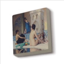 Hamam Sefası (Jean-Léon Gérôme, 1881) Baskılı Taş Magnet 5x5