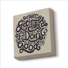 Galatyalılar 6:9  Baskılı Taş Magnet 5x5