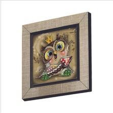 Baykuş Baskılı Mdf Magnet 7x7