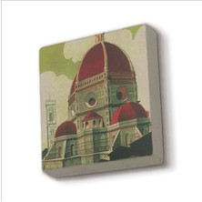 Italya Görseli Baskılı Taş Magnet 5x5