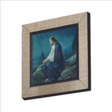 Hz. Isa Görseli Baskılı Mdf Magnet 7x7