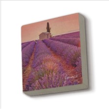 Fransa Görseli Baskılı Taş Magnet 5x5