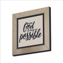 Matta 19:26 Baskılı Mdf Magnet 7x7