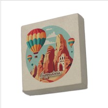 Kapadokya Baskılı Taş Magnet 5x5