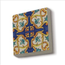 Italyan Deseni Baskılı Taş Magnet 5x5