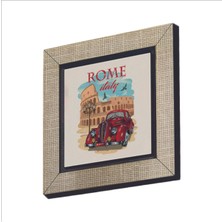 Roma Görseli Baskılı Mdf Magnet 7x7