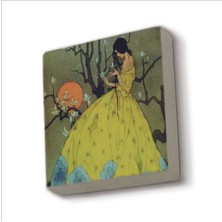 Baharın Vaadi (Majorie Miller, 1920’LER) Baskılı Taş Magnet 5x5