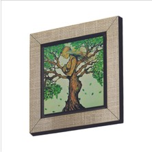 Ağaç Kadın Baskılı Mdf Magnet 7x7