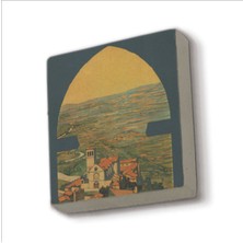 Italya Görseli Baskılı Taş Magnet 5x5