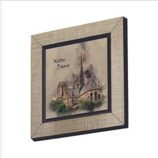 Notre Dame Baskılı Mdf Magnet 7x7