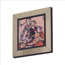 Müzisyen Kadınlar Minyatür Baskılı Mdf Magnet 7x7