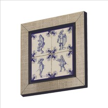 Hollanda Deseni Baskılı Mdf Magnet 7x7