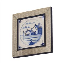 Hollanda Deseni Baskılı Mdf Magnet 7x7