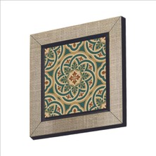 Bizans Deseni Baskılı Mdf Magnet 7x7