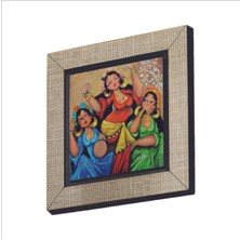 Dans Eden Oryantal Kadınlar Baskılı Mdf Magnet 7x7