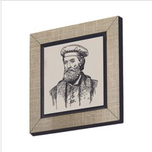 Italyan Kaşif?marco Polo Baskılı Mdf Magnet 7x7