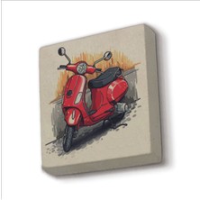 Italya Görseli Baskılı Taş Magnet 5x5