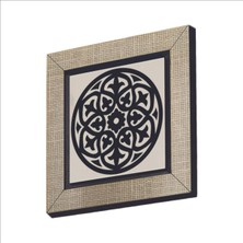 Barok Desen Baskılı Mdf Magnet 7x7
