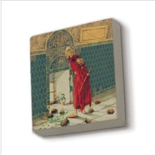 Kaplumbağa Terbiyecisi (Replika) Baskılı Taş Magnet 5x5
