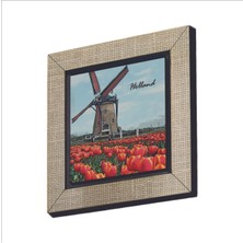 Hollanda Görseli Baskılı Mdf Magnet 7x7