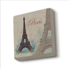 Hollanda Deseni Baskılı Taş Magnet 5x5