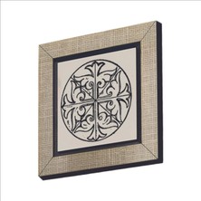 Bizans Dairesel Paneli Baskılı Mdf Magnet 7x7