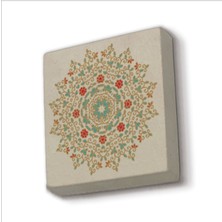 Rumi Desen Baskılı Taş Magnet 5x5