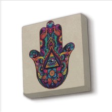 Fatıma’nın Eli Baskılı Taş Magnet 5x5