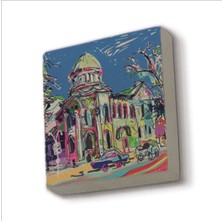 Ukrayna Görseli Baskılı Taş Magnet 5x5
