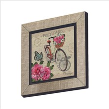 Hollanda Bisklet Görseli Baskılı Mdf Magnet 7x7