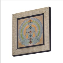 Çakra Enerji Haritası – Meditasyon ve Spritüel Denge Baskılı Mdf Magnet 7x7