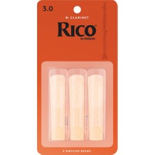 D'Addario Woodwinds Rico RCA0330 Sib Klarnet Kamışı (3 lü) No:3