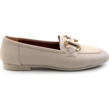 Bambi Bej  Kadın Loafer Ayakkabı K01140003809