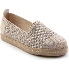 Bambi Vizon  Kadın Espadril K01117090416