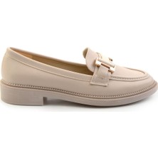 Bambi Bej  Kadın Loafer Ayakkabı K01216100009