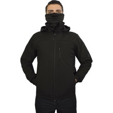 Mysia Outdoor SİYAH SOFT SHELL MONT ÇİFT KAT POLARLI