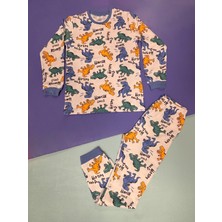 Katia & Bony Erkek Çocuk Dinazor Baskılı Pijama Takımı