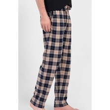 Mısırlı Erkek Pamuklu Bej Pijama Altı