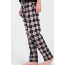 Mısırlı Erkek Pamuklu Bej Pijama Altı